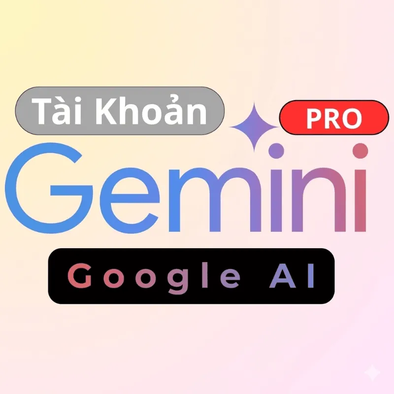 Tài Khoản Google AI Pro ( Gemini Pro ) 1 Tài Khoản Google AI Pro